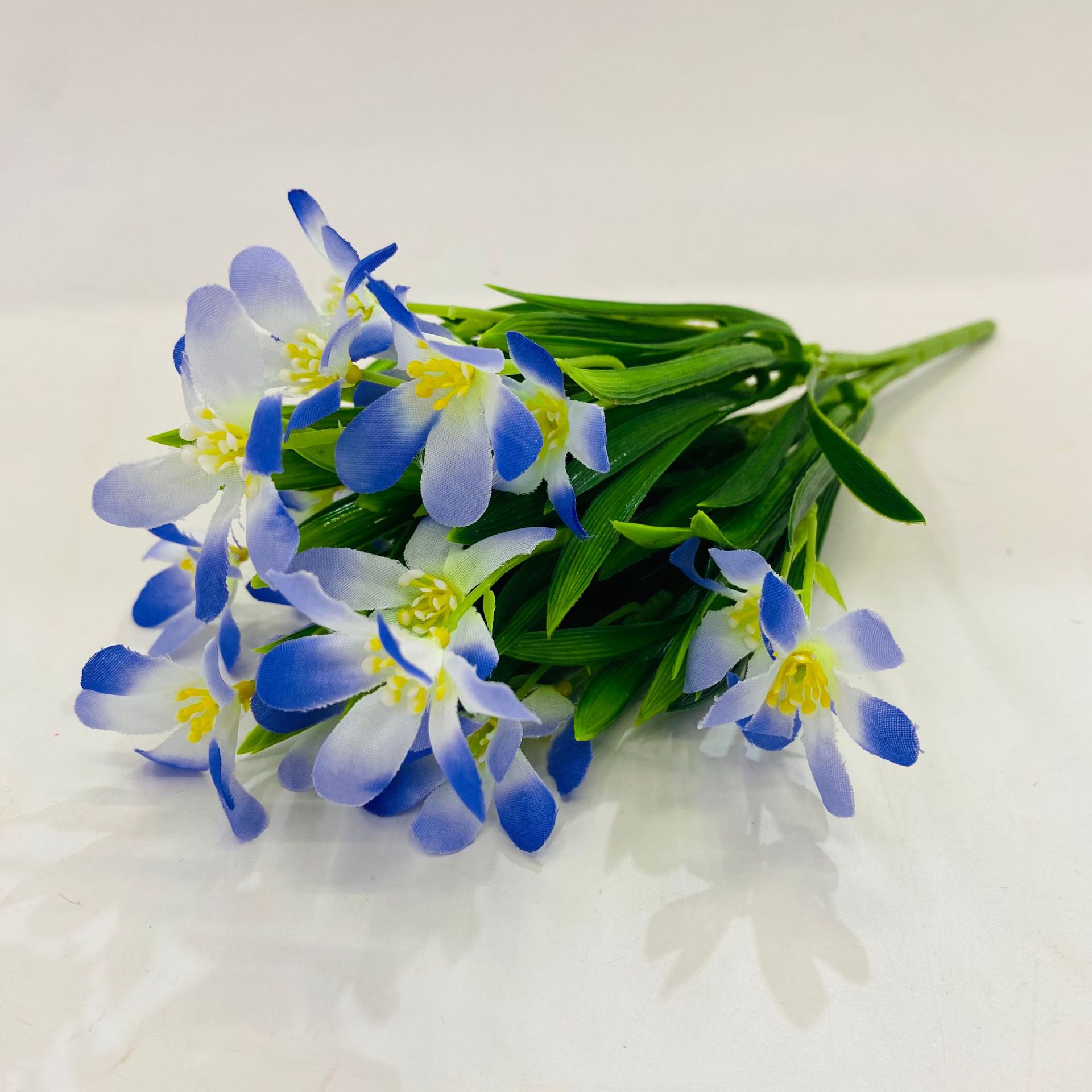 Hongsheng Simulation Craft simulation silk fabric decoration, bouquet of orchid flowers, indoor living room decoration ornaments, orchid flower arrangement pic 13