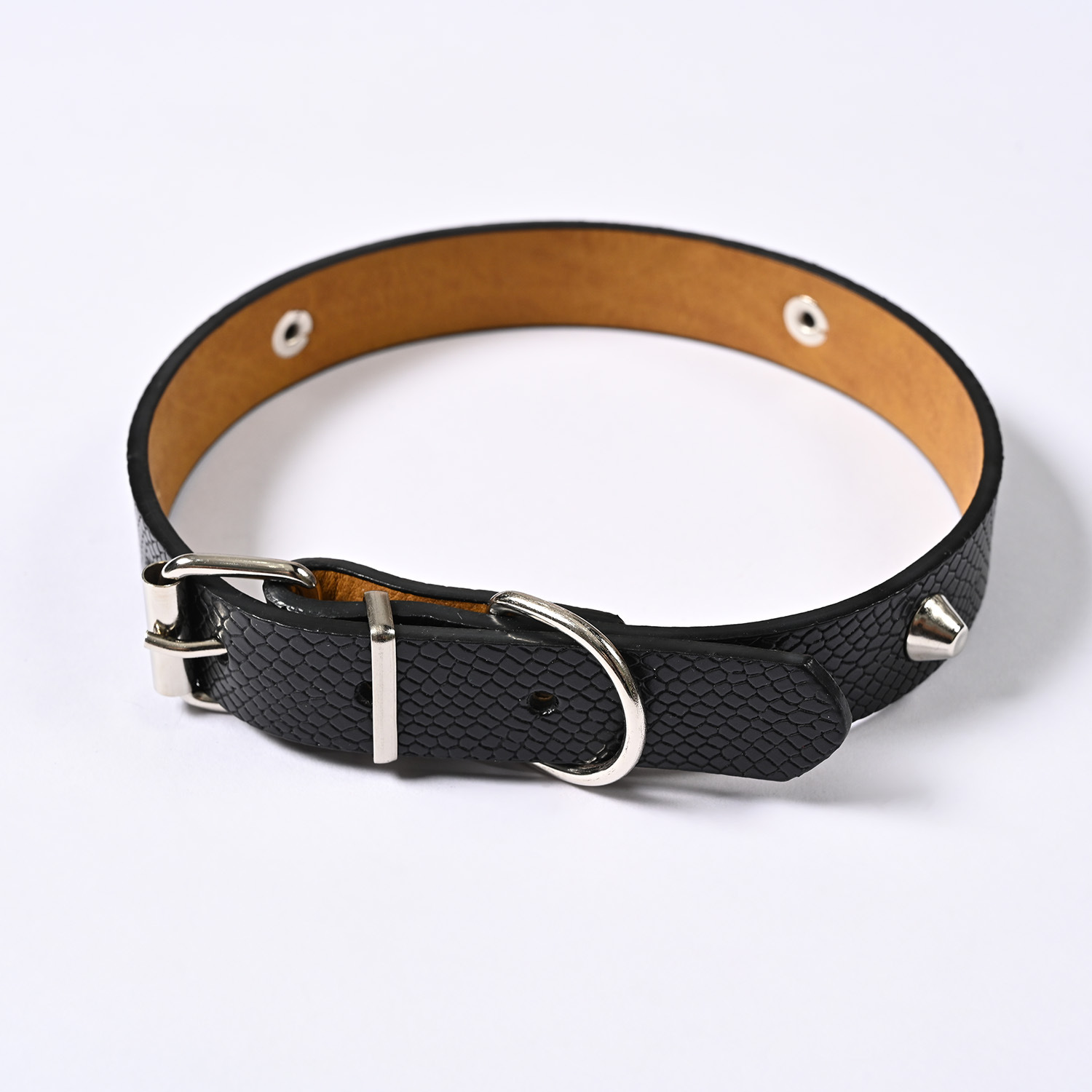 PU pet collar, leather flat, pet dog collar, alloy belt buckle, pet collar, dog neck cover manufacturer wholesale pic 8