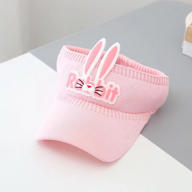 儿童防晒帽夏季鸭舌遮阳帽空顶帽男女童防紫外线防晒详情10