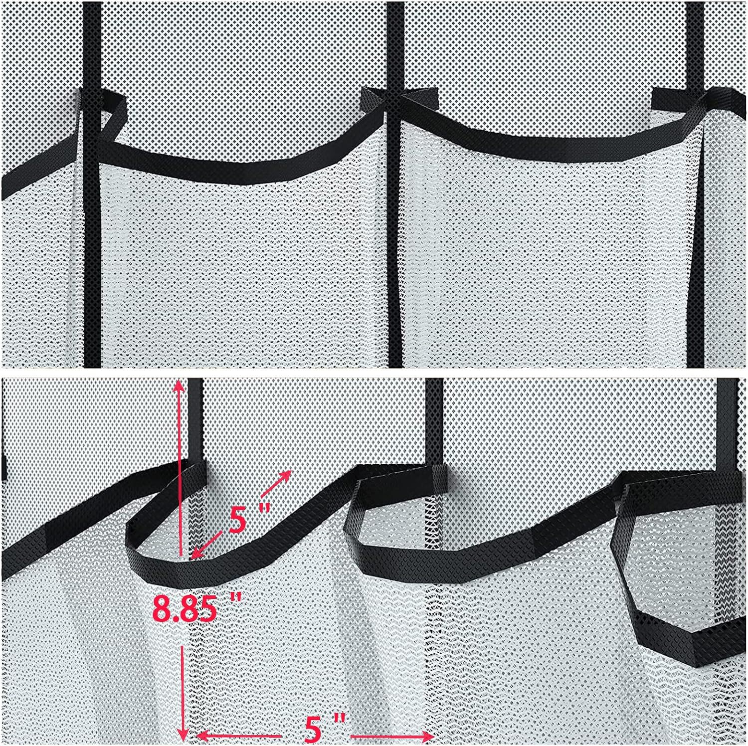 跨境热卖24格门后挂袋储物袋收纳袋鞋子收纳袋多层网格收纳挂袋详情48