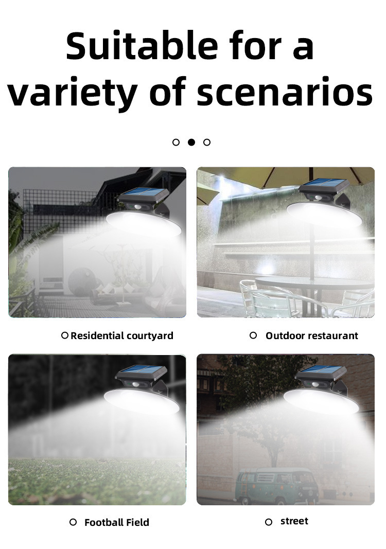 义乌闪电鹰新款太阳能路灯户外感应LED圆形壁灯户外防水景观花园详情29