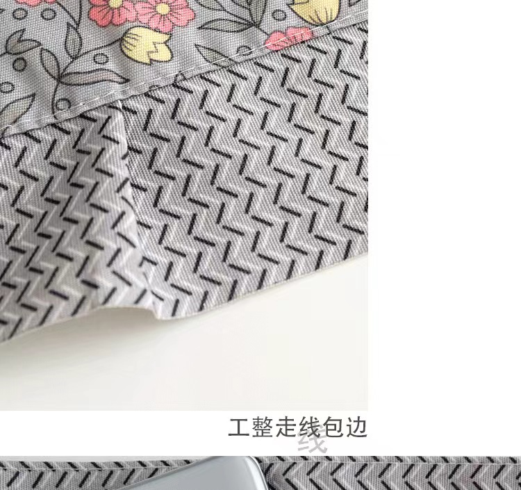 Cotton breathable summer half-length apron, stain-resistant and wear-resistant canvas, cute for girls, kitchen and catering special half-length waistband pic 8