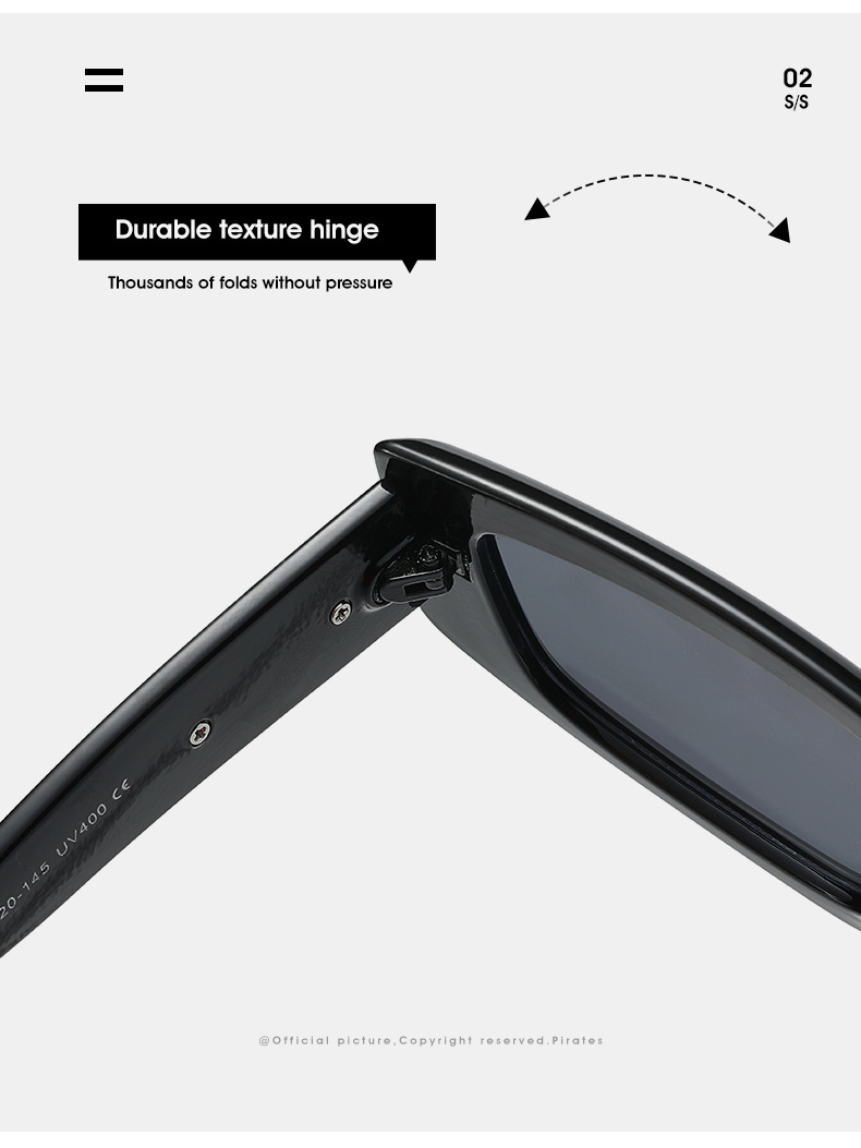 2023春季新款跨镜个性时尚太阳镜 韩版大框骑行出游百搭墨镜女详情15