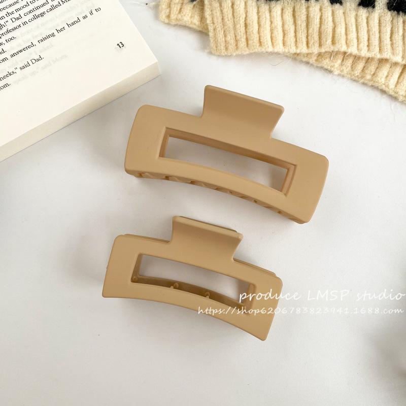 13CM curly hair clip, large hair volume, Korean-style ponytail hair accessory, high-end shark clip wholesale in Yiwu pic 31