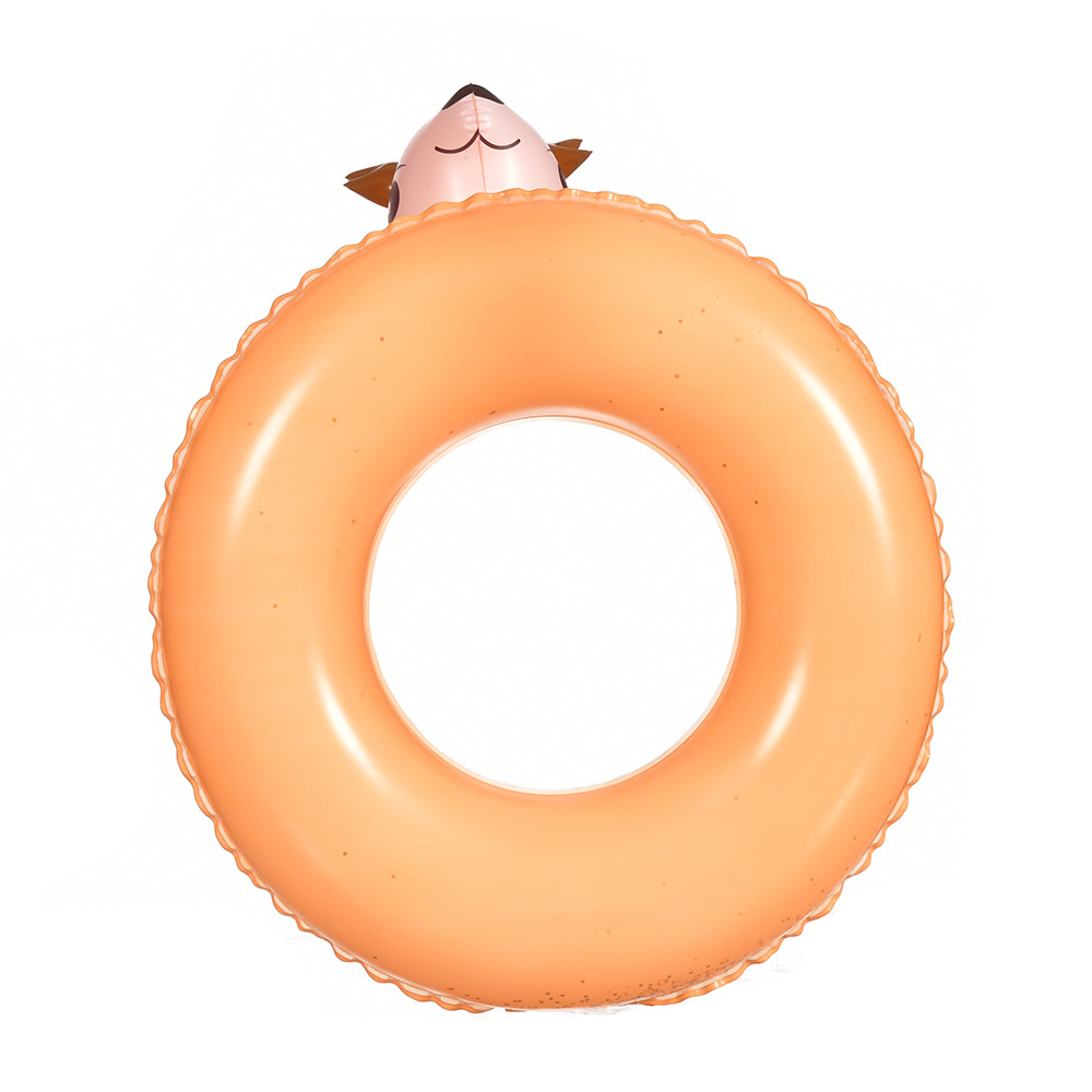 Creative deer ride swimming ring, outdoor semi-transparent swimming ring, cute animal inflatable life buoy manufacturer wholesale pic 5