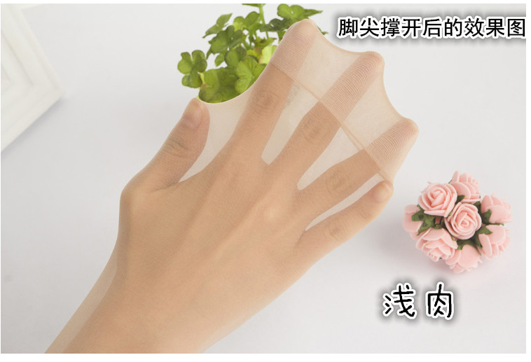 远东618超薄防勾包芯丝加档打底连裤丝袜女春秋袜子 6双批发详情5