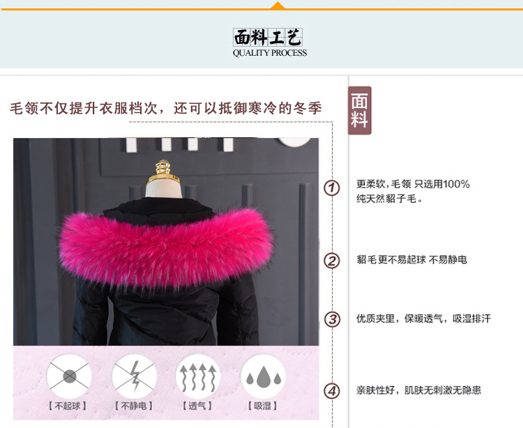 冬男女士仿貉子毛帽条毛条大毛领羽绒服帽领毛领子厂家定做批发详情2