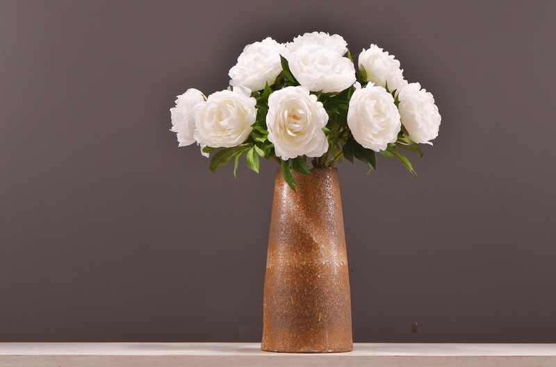 Wholesale of artificial large-branch peonies for home, hotel, restaurant soft decoration, artificial flowers and artificial paeonies from the manufacturer pic 38