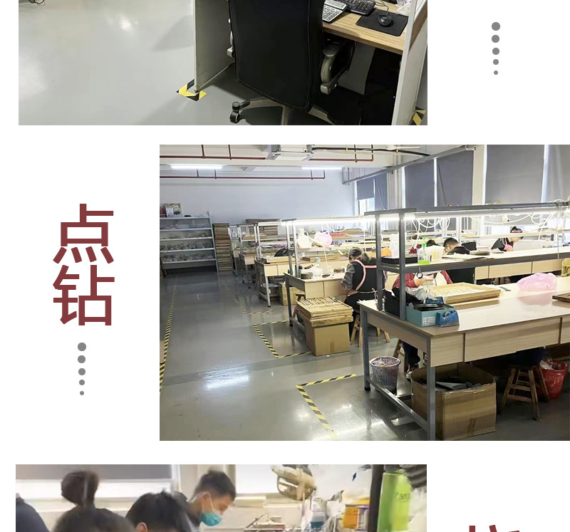 超闪爪链长款流苏耳环女欧美夸张几何形镶钻耳饰跨境货源环保饰品详情11