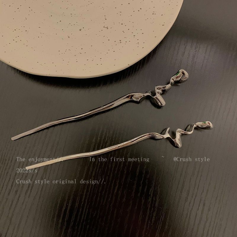 发簪新中式清冷感女高级感古风盘发簪子现代简约小众设计发钗头饰详情19