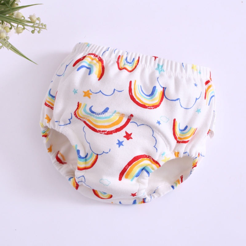 训练裤婴儿夏a类纯棉不夹屁屁宝宝尿布裤透气可洗入厕练习裤内裤详情21