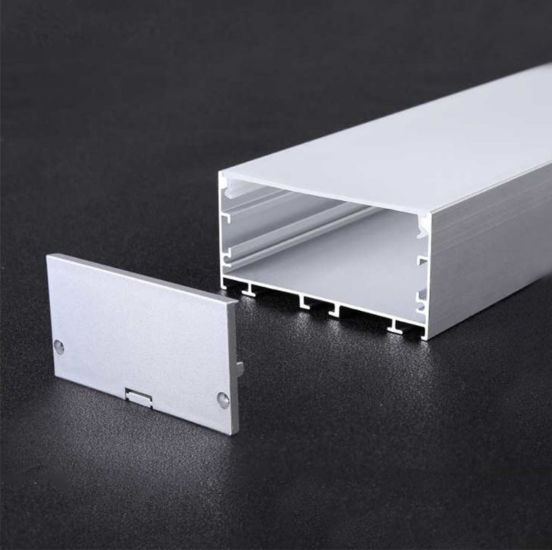 Wholesale of LED strip light aluminum material kits, led strip light shells, aluminum grooves, embedded hard light strip shell kits pic 25