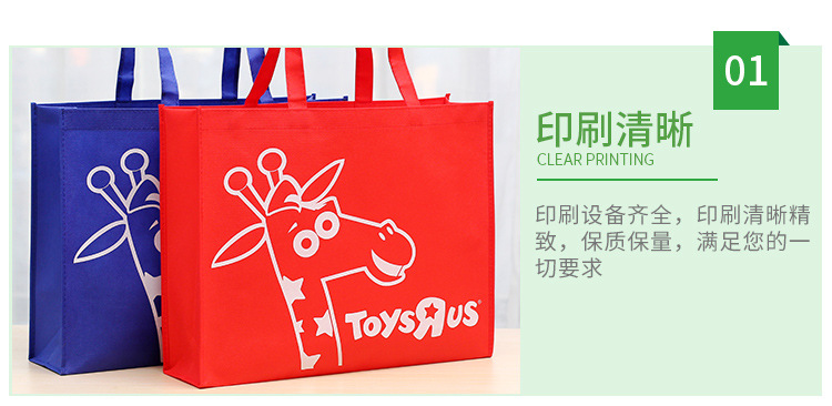 Factory wholesale foldable non-woven fabric handbags, logo printable advertising shopping promotion bags, gift non-woven fabric bags pic 14