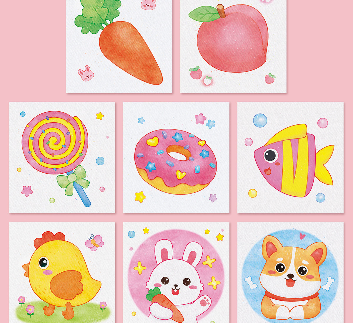 儿童毛球粘贴画手工diy制作材料包女孩玩具创意礼物幼儿园益智4-6详情5