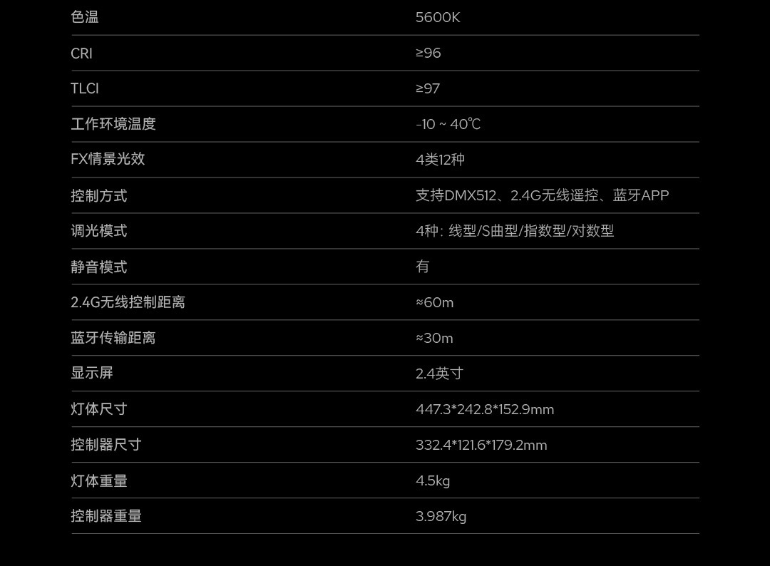 Shenniu M600D film and television light, 600W, professional studio shooting, photography and video recording, constantly lit high-power LED fill light pic 40