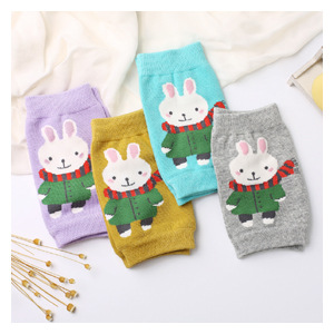 Japanese autumn and winter new combed cotton warm socks, three-bar student socks, air-conditioned room knee and leg guards pic 1