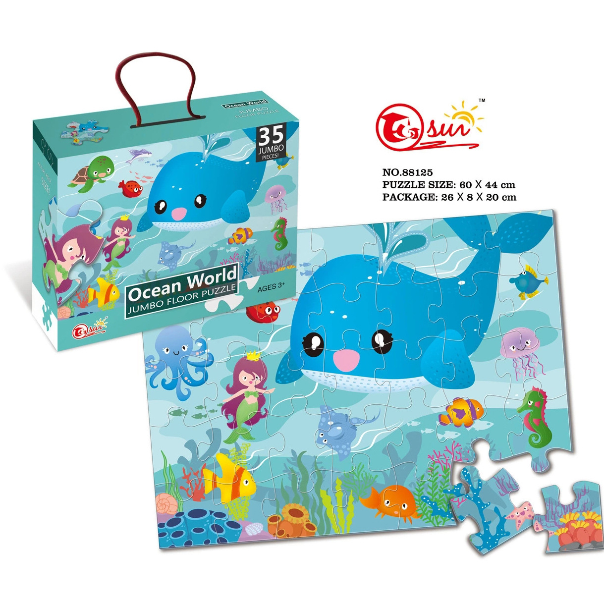 热门跨境拼图定制1000片儿童成人智力拼图卡通拼图亲子益智玩具详情3