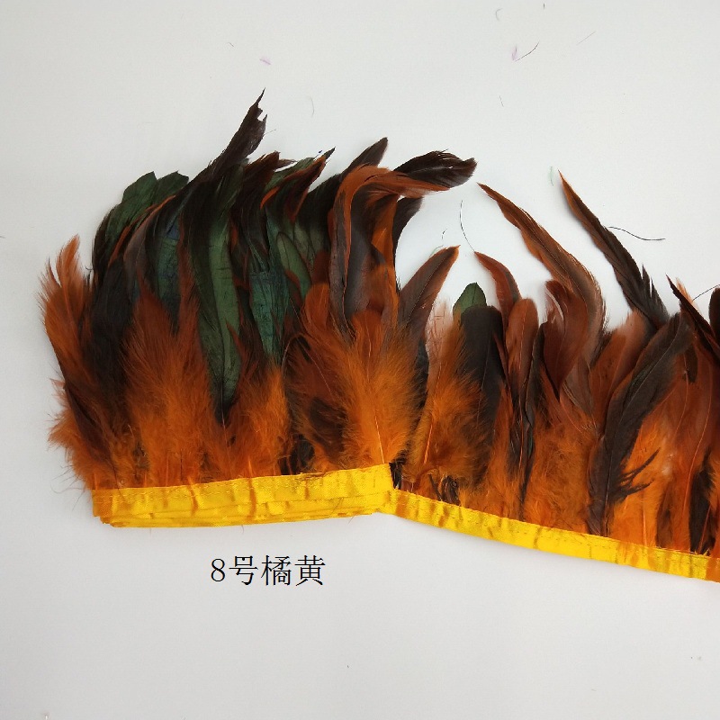 Feather fabric straps, fabric edges, clothing accessories, woolen strips, diy landscape decoration handicrafts and accessories from the manufacturer pic 8