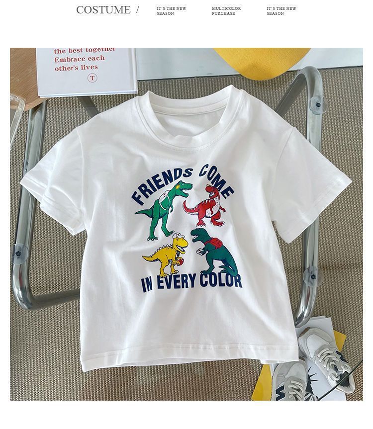 中小童t恤男童短袖纯棉打底衫2024夏季新款童装宝宝半袖体恤夏装详情11