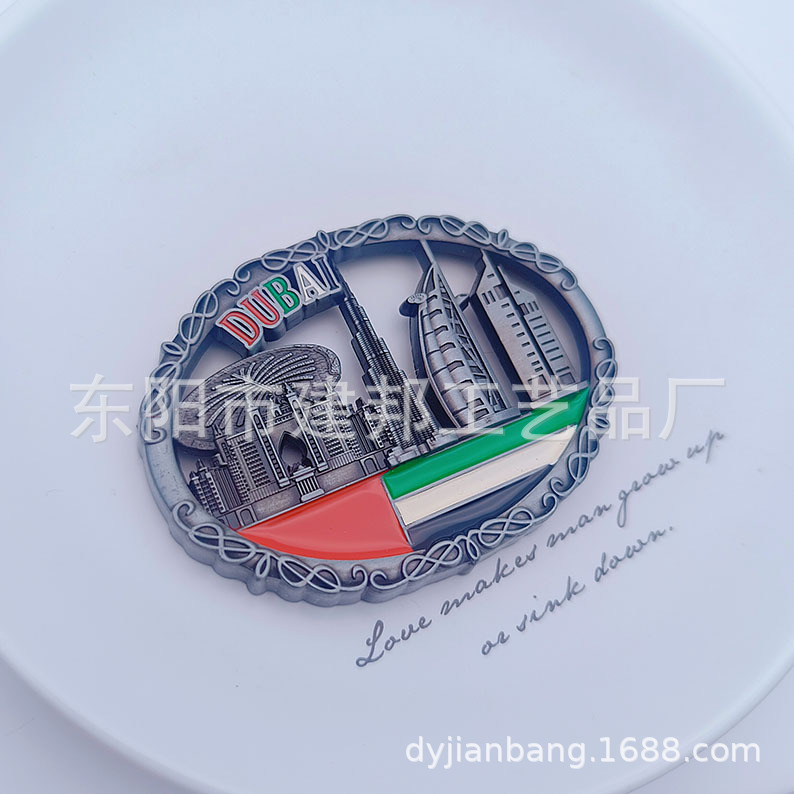金属旅游纪念品美国托雷多布鲁克林大桥华盛顿纪念碑锌合金冰箱贴详情16