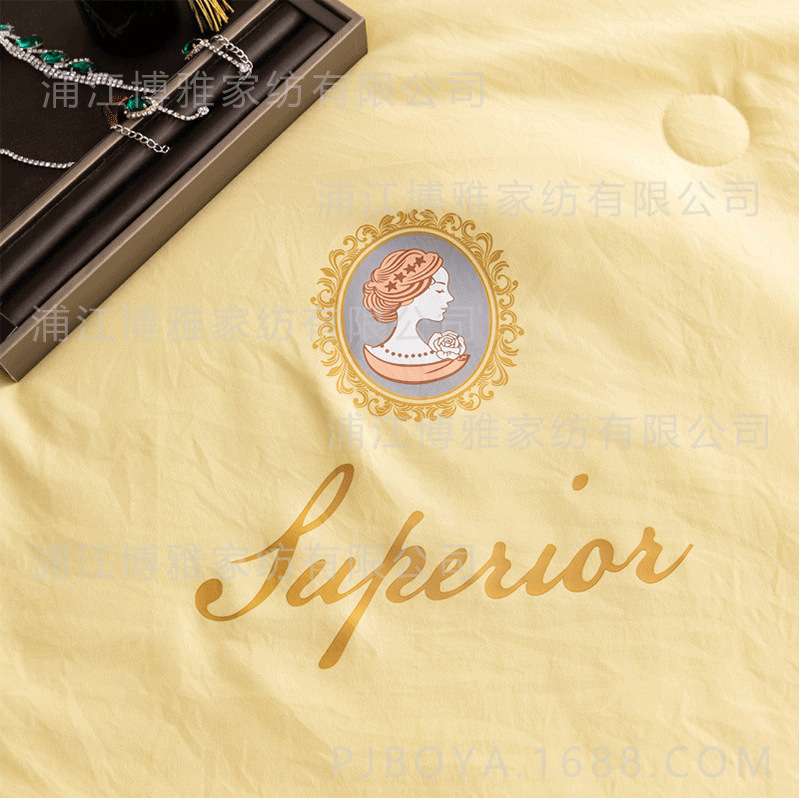 New modern and simple solid-color soybean fiber summer cooling quilts, washed cotton quilts, gift single and double air-conditioned quilts wholesale pic 12
