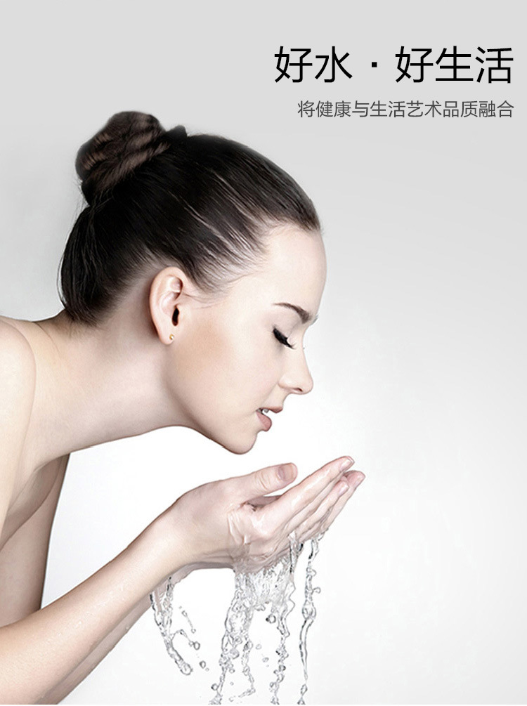 Cross-border basin waterfall faucet, wide-mouth stainless steel mirror finish, square elbow, cold and hot water countertop basin faucet pic 16