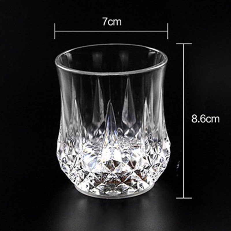 Luminous pineapple cup lights up when water is poured in, luminous cup LED seven-color luminous cup, creative party bar wine glass, ktv supplies pic 8