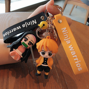 韩版新款仿懒兔毛球汽车钥匙扣挂件 女士包包挂饰 学生小礼物详情31