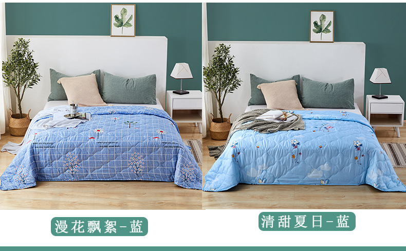 厂家批发夏凉被空调被会销礼品夏被礼盒装促销活动被子芯可订logo详情19