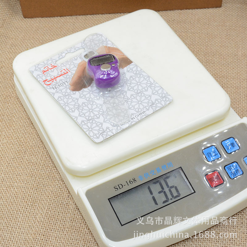 Factory direct sales of mixed-color mini finger electronic counter ring counter 1011 pic 3