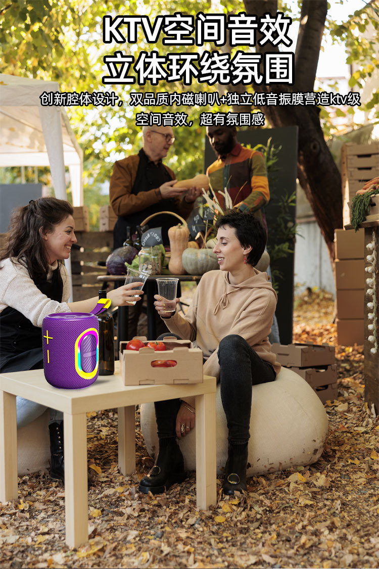 A360外贸无线蓝牙音箱 户外插卡重低音炮小音响 语音播报迷你音箱详情1