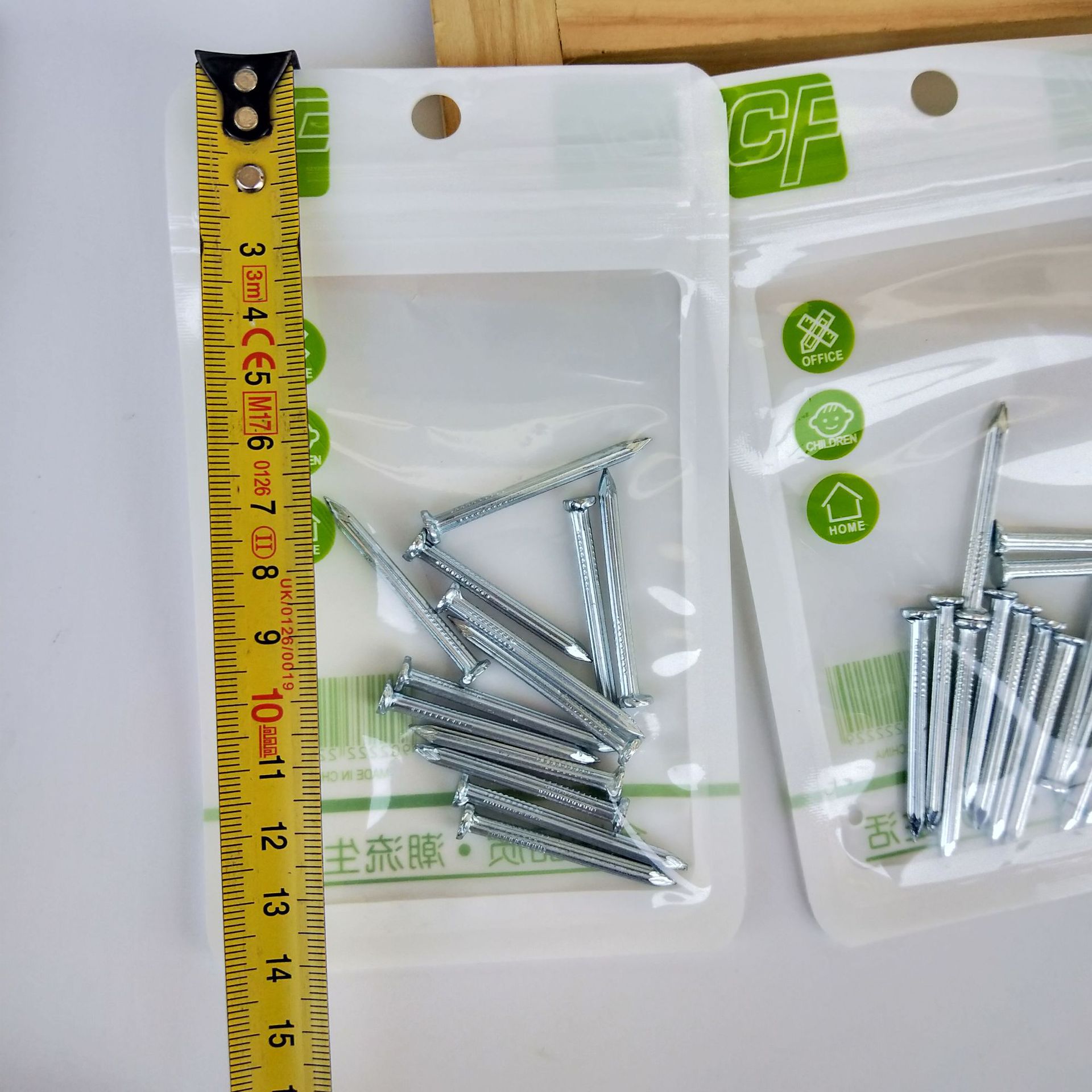 1-yuan store bagged cement nails, 1.5-inch steel nails, 1-yuan store cement nails, 1-yuan wholesale pic 1
