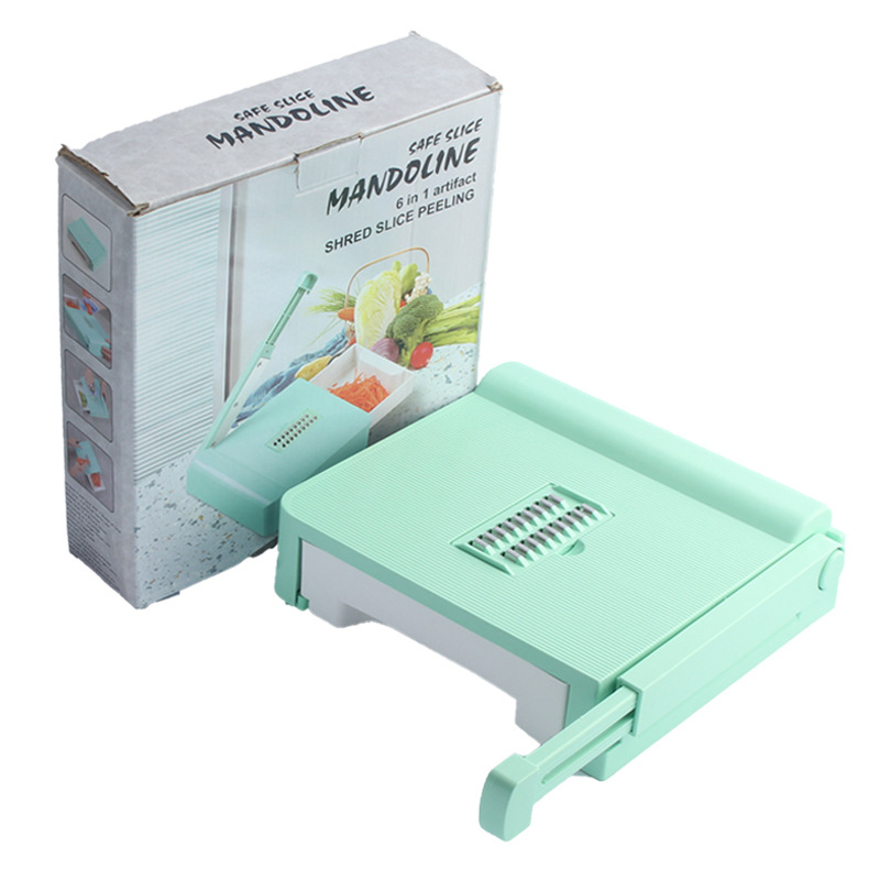 Cross border 6 en 1 multifunctional cutter casa cocina simple slicer cutter artefacto patata pepino cutter pic 7