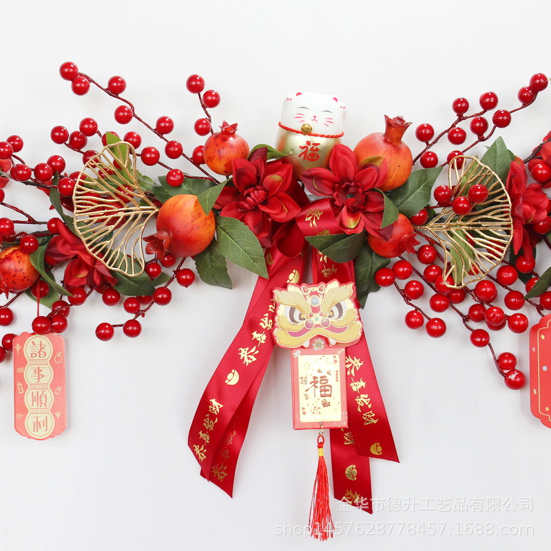 New Year decorations, festive wall-hung gifts, Lantern Festival housewarming items, Spring Festival wall decorations, New Year ornaments pic 3