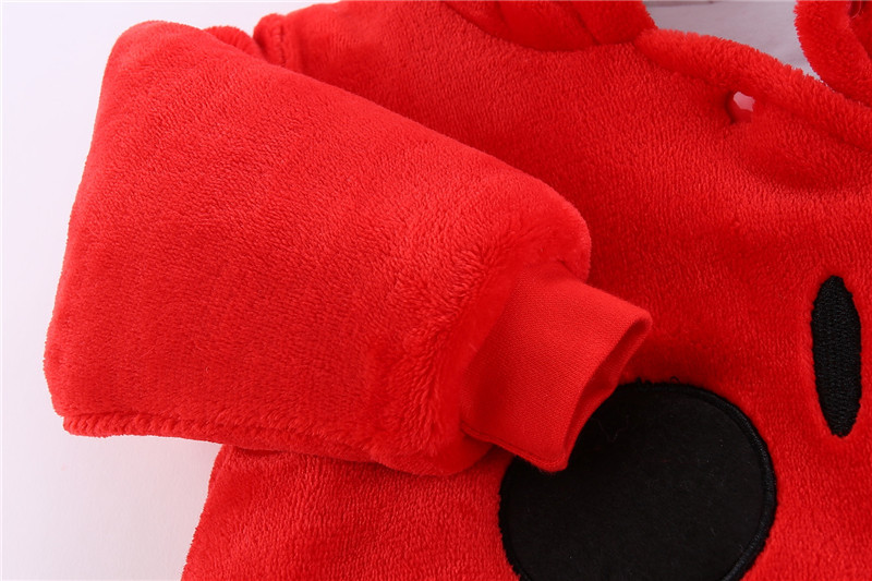 Baby one-piece suit thickened autumn and winter outfits 0 baby clothes for boys and girls 1 newborn autumn clothes winter cotton-padded clothes crawling clothes pic 17