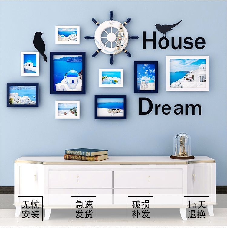 照片墙批发组合相框 婚纱照相架画框创意diy欧式像框挂墙免打孔详情9