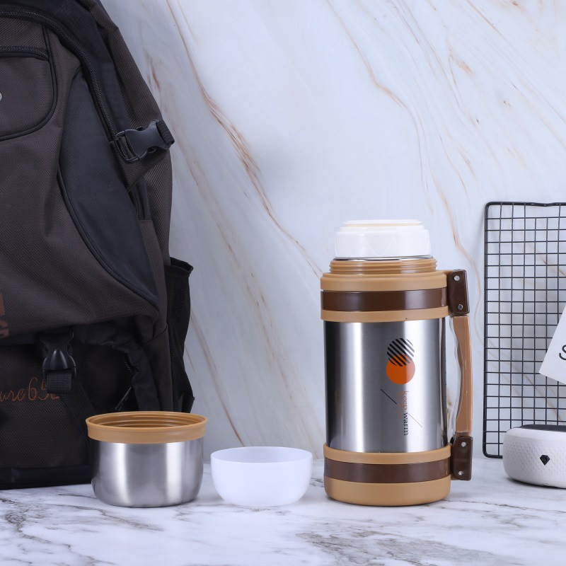 304 stainless steel vacuum insulated kettle, large-capacity kettle, outdoor sports travel kettle, portable handle thermos pic 6