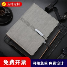 a5商务搭扣活页笔记本子仿皮办公礼品文具套装记事本b5会议记录本详情1