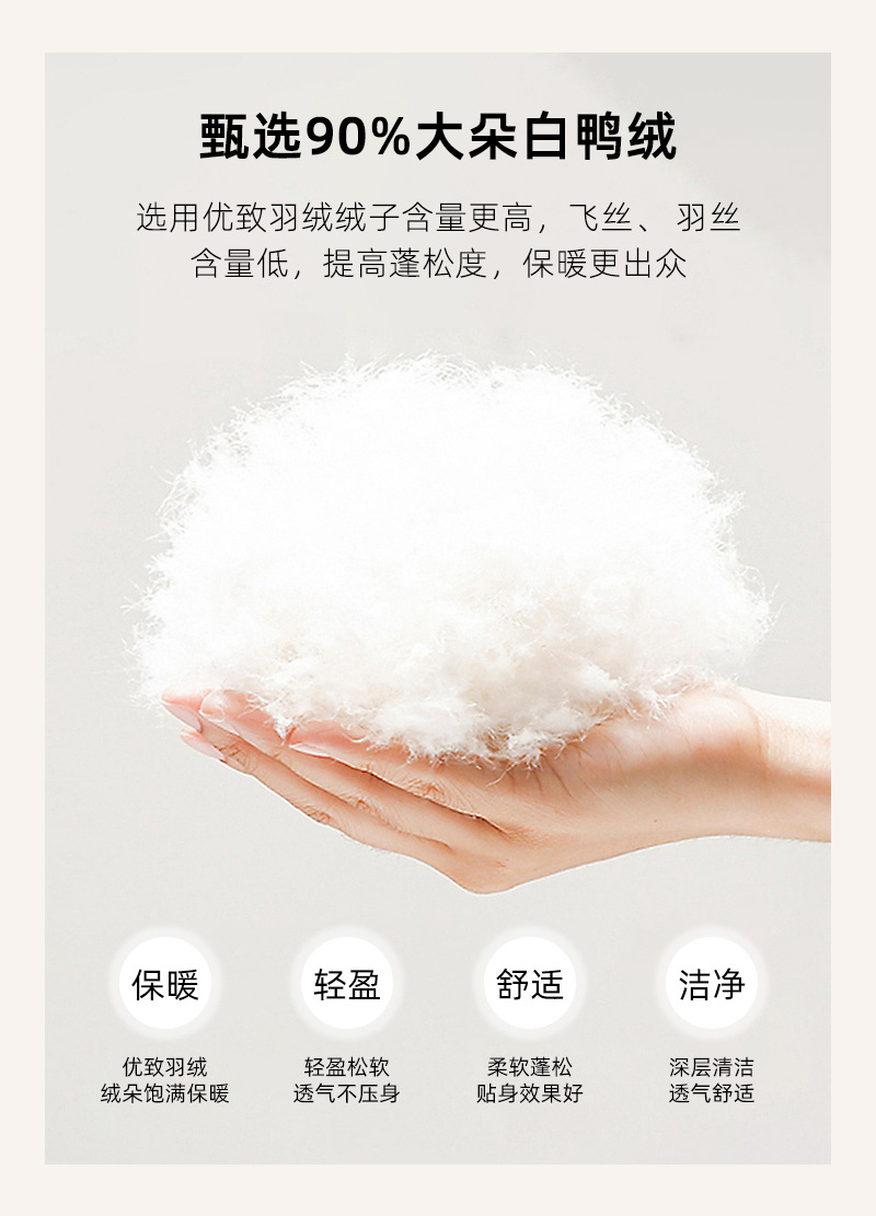 Winter gradient color down jacket, Korean-style fashionable hooded white duck down warm and fashionable down jacket pic 4