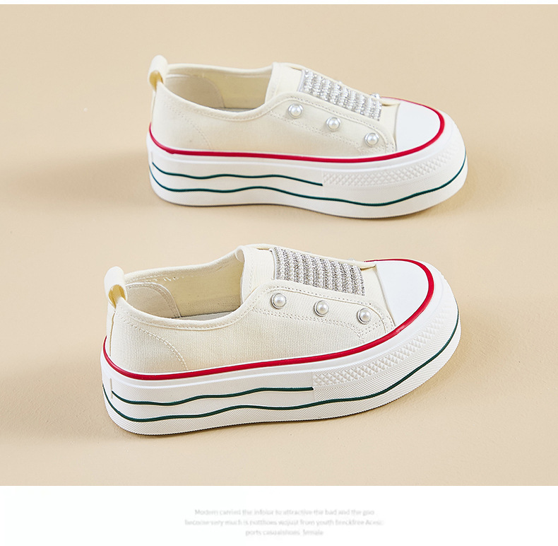 2024秋季帆布鞋新款韩版ins小白鞋女学生厚底增高休闲街拍BR6171详情16