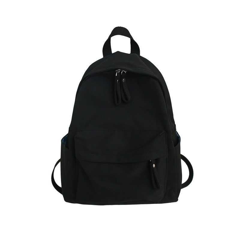 New fashionable large-capacity backpack for boys, high school computer travel backpack, trendy Japanese-style solid color schoolbag pic 4
