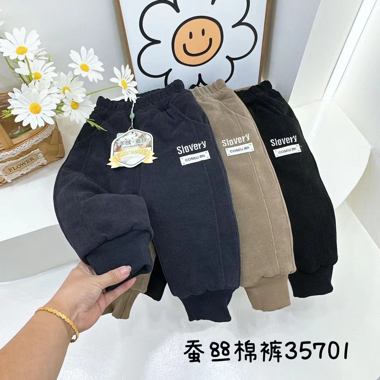 【一条过冬】儿童冬季加棉卫裤小童加厚棉裤宝宝裤子男女童保暖裤详情5