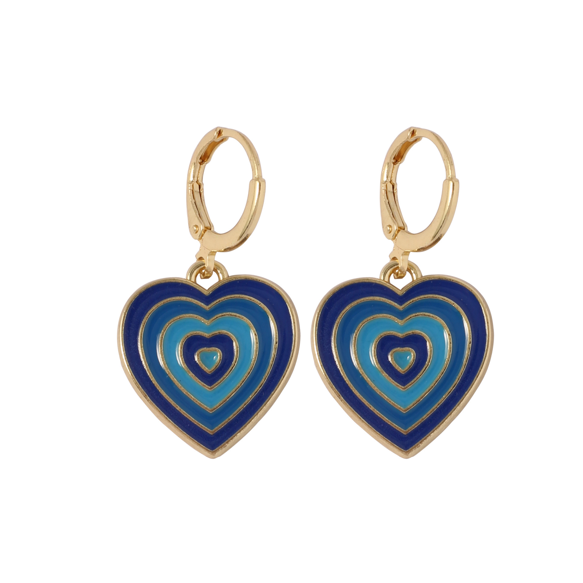 Sanhuai retro and simple heart-shaped earrings for women, new trendy and high-end stud earrings, unique and niche design, heart-shaped earrings pic 11
