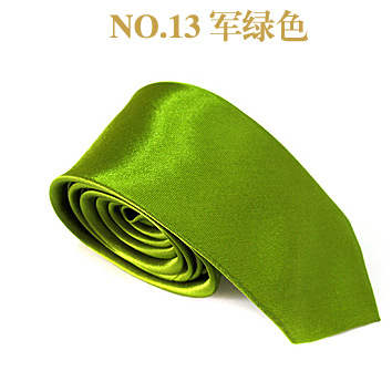 男士领带5cmj窄版jk纯素色学生亮光色丁团体黑色tie嵊州厂家批发详情22