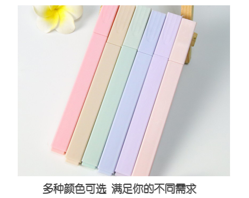 12-color notebook pen, creative stationery, student key point marking pen pic 8