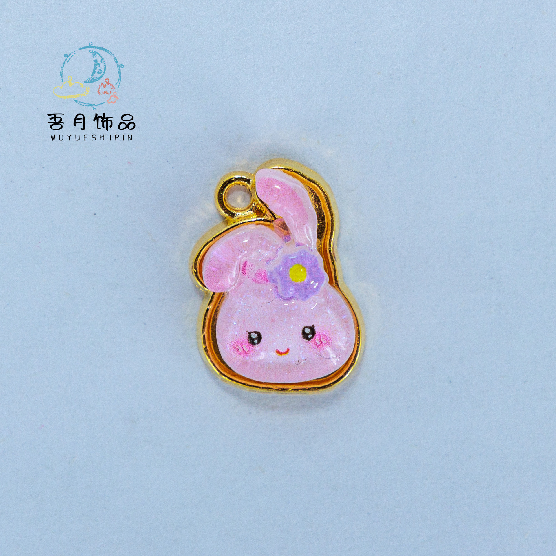 贴片三丽鸥项链耳环饰合金滴油饰品配件手工diy材料配饰义乌批发详情10