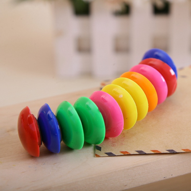 30mm color wholesale magnetic particle whiteboard magnetic buckle teaching combination plastic refrigerator sticker round magnetic particle buckle office supplies pic 10