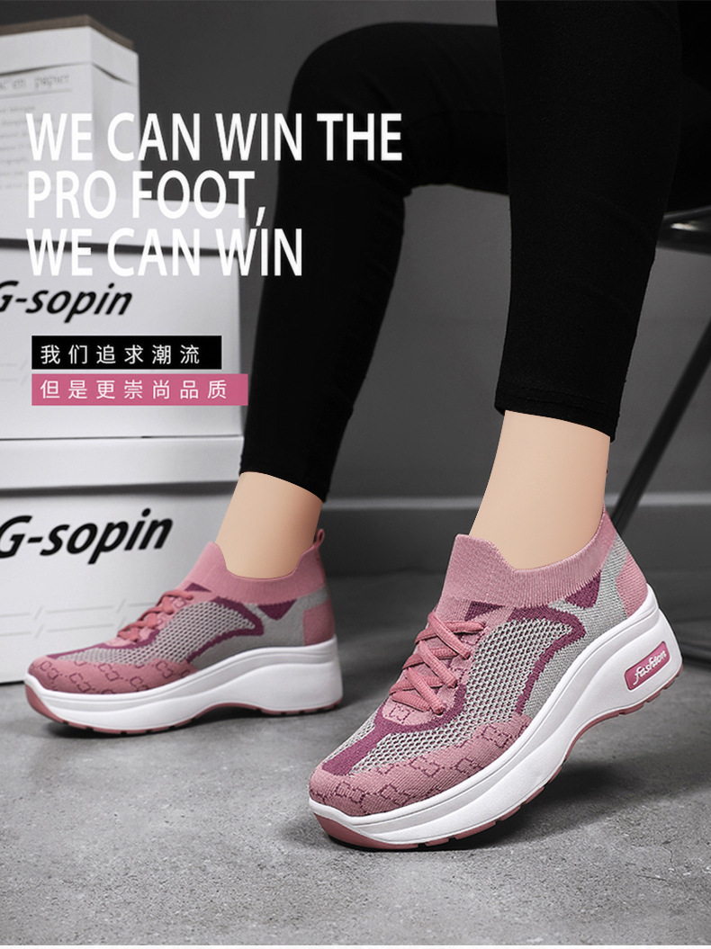 鞋子女春季新款飞织运动鞋外贸女鞋厂家跨境工厂直供厚底增高女鞋详情3