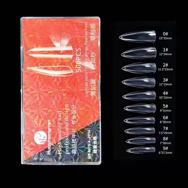 Wholesale of ultra-thin, seamless, transparent artificial nails, wearable nails, special tools for nail salons, and finished nail plates pic 11