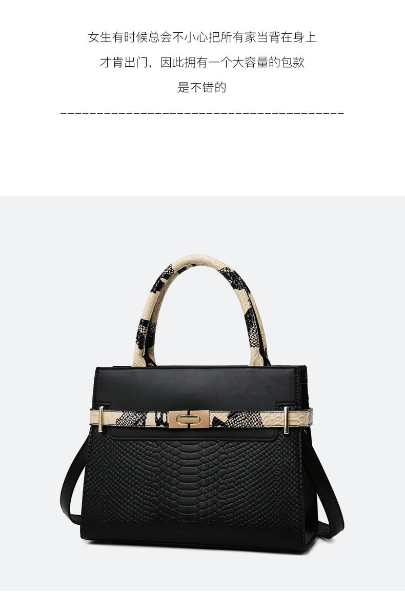 handbags女包2023新款石头纹多件套女包单肩斜跨手提子母包跨境包详情1